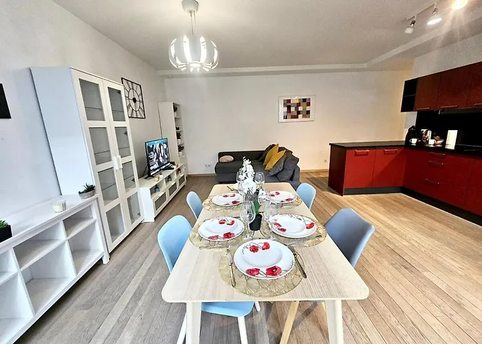 Modern Two Bedrooms In Center With A Private Parking *